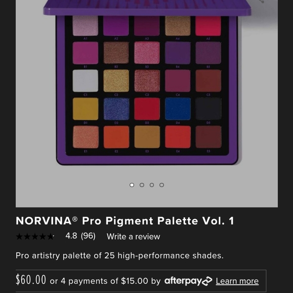 BRAND NEW 💥 ABH Norvina Pro Pigmet Palette Vol. 1 - Picture 4 of 5